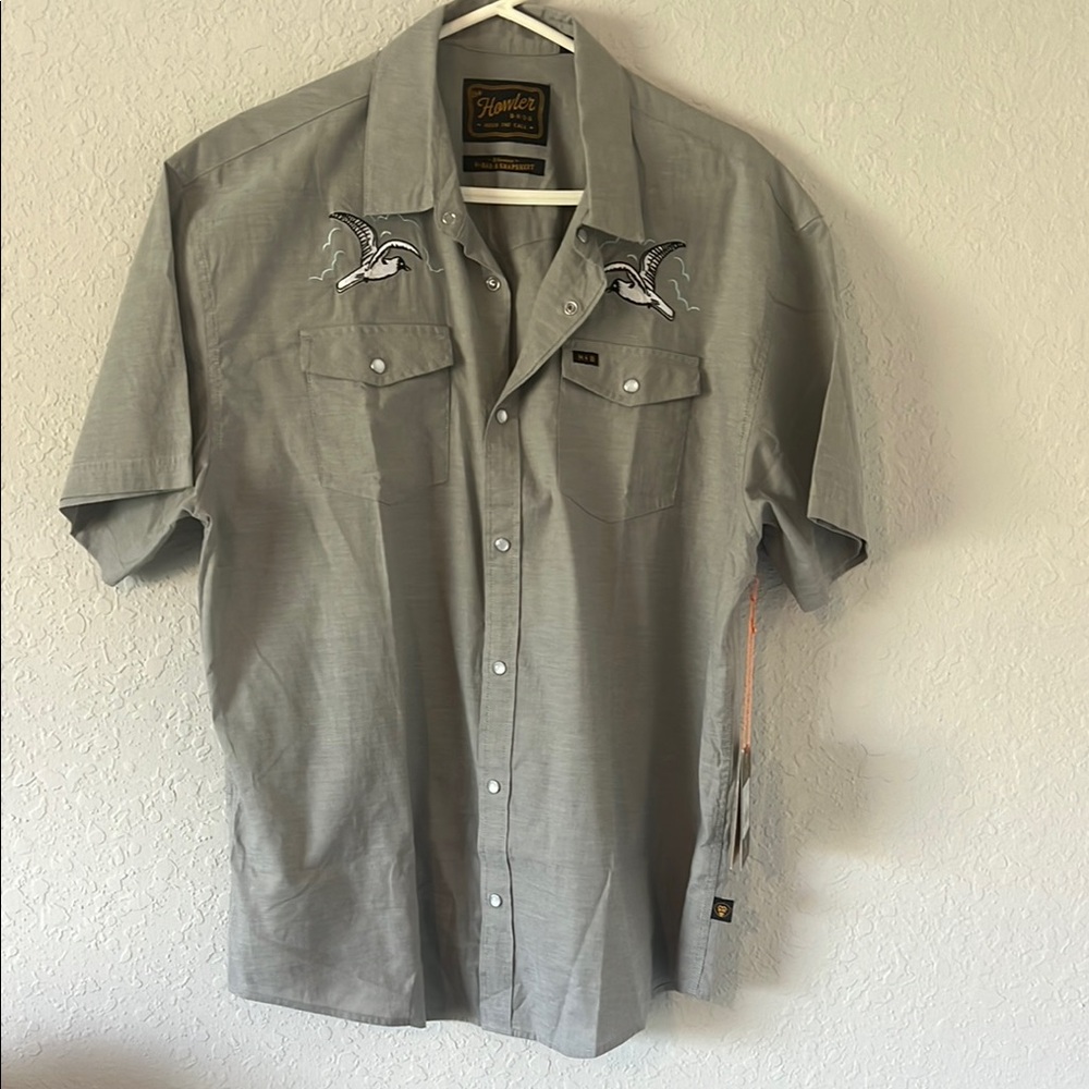 Howler Brothers H Bar B snap shirt Seagulls